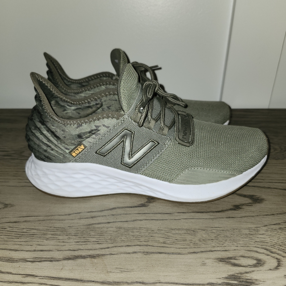 New Balance Athletic Shoes - Green and White